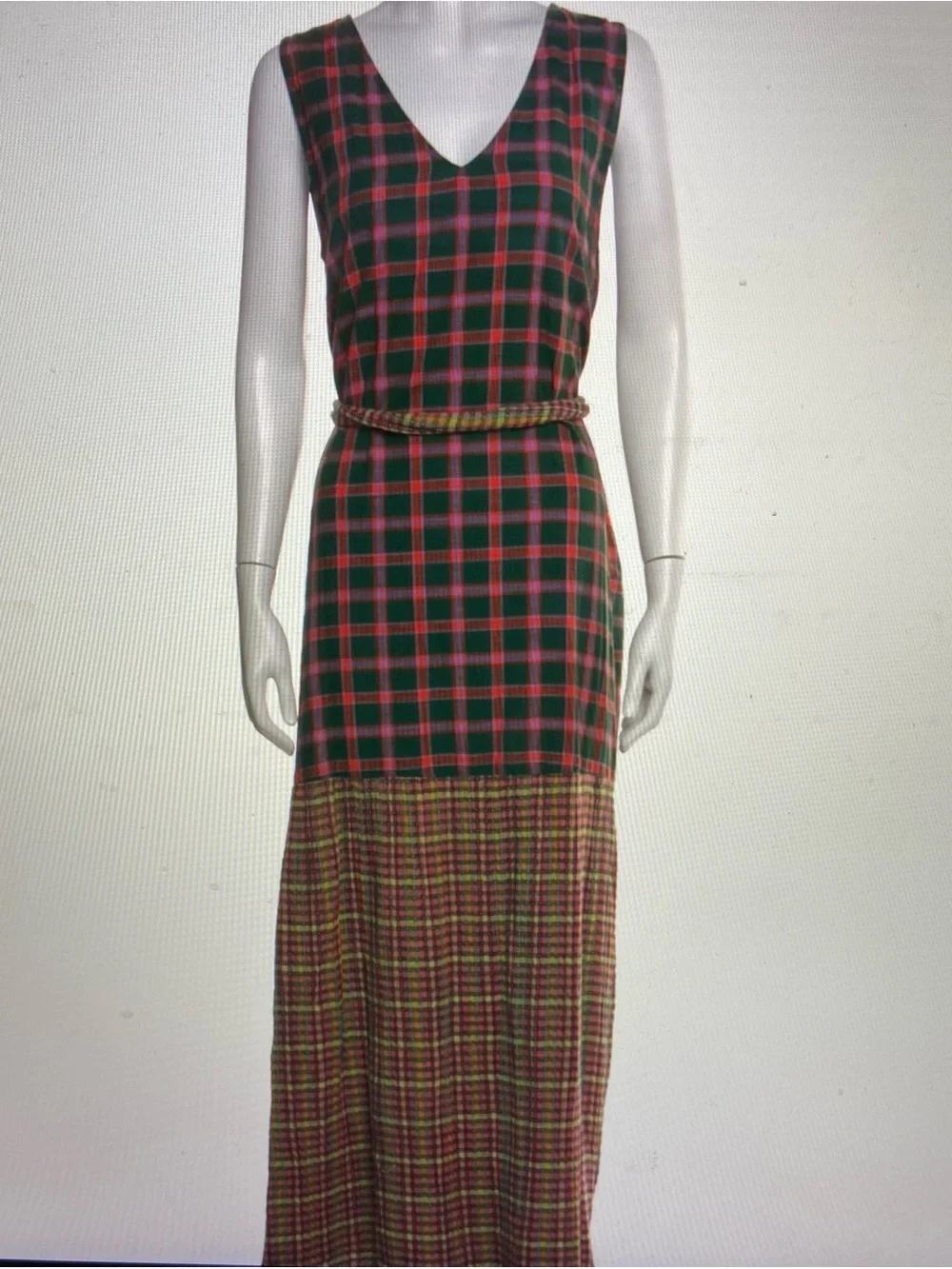 ace and jig maxi dress Ace & Jig Red Stripe Maxi Dress Mercy Vintage